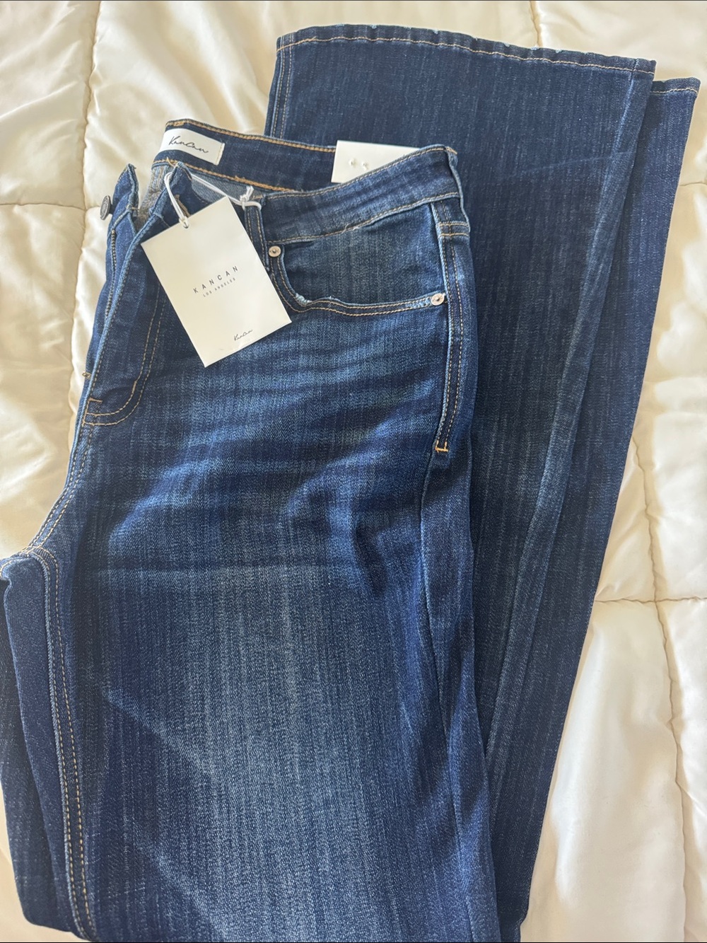 KanCan Dark Blue Flare Jeans
